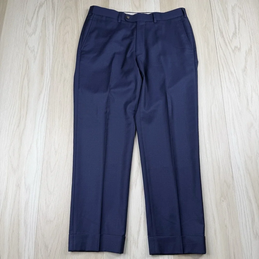 Suitsupply JABAO 2 Button Suit Blue Wool Vitale Barberis Canonico Mens Size 36R